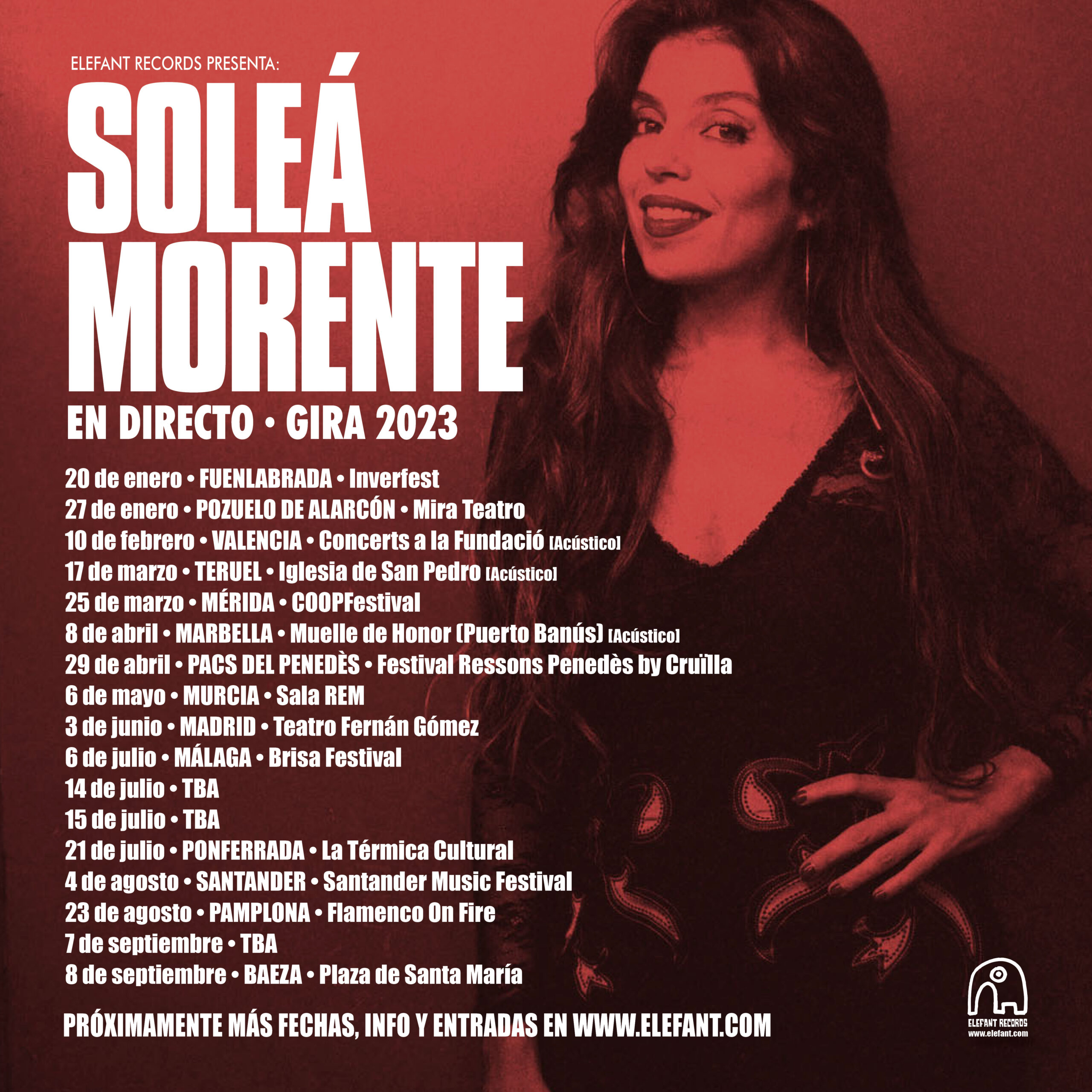 Imagen destacada de noticia: SOLEÁ MORENTE: Gira 2023